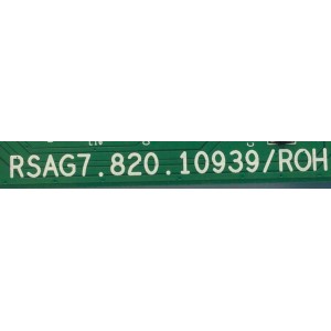 MAIN FUENTE ((COMBO)) PARA TV HISENSE 4K·UHD·HDR ((ROKU TV)) / NUMERO DE PARTE 298404 / RSAG7.820.10939/ROH / 298398 / 50A53FUR(0006) / 50A53FUR / PANEL HD500Y1U91-T0L2\GM\CKD3A\ROH / DISPLAY CV500U2-L01 REV:02 / MODELO 50R6E4